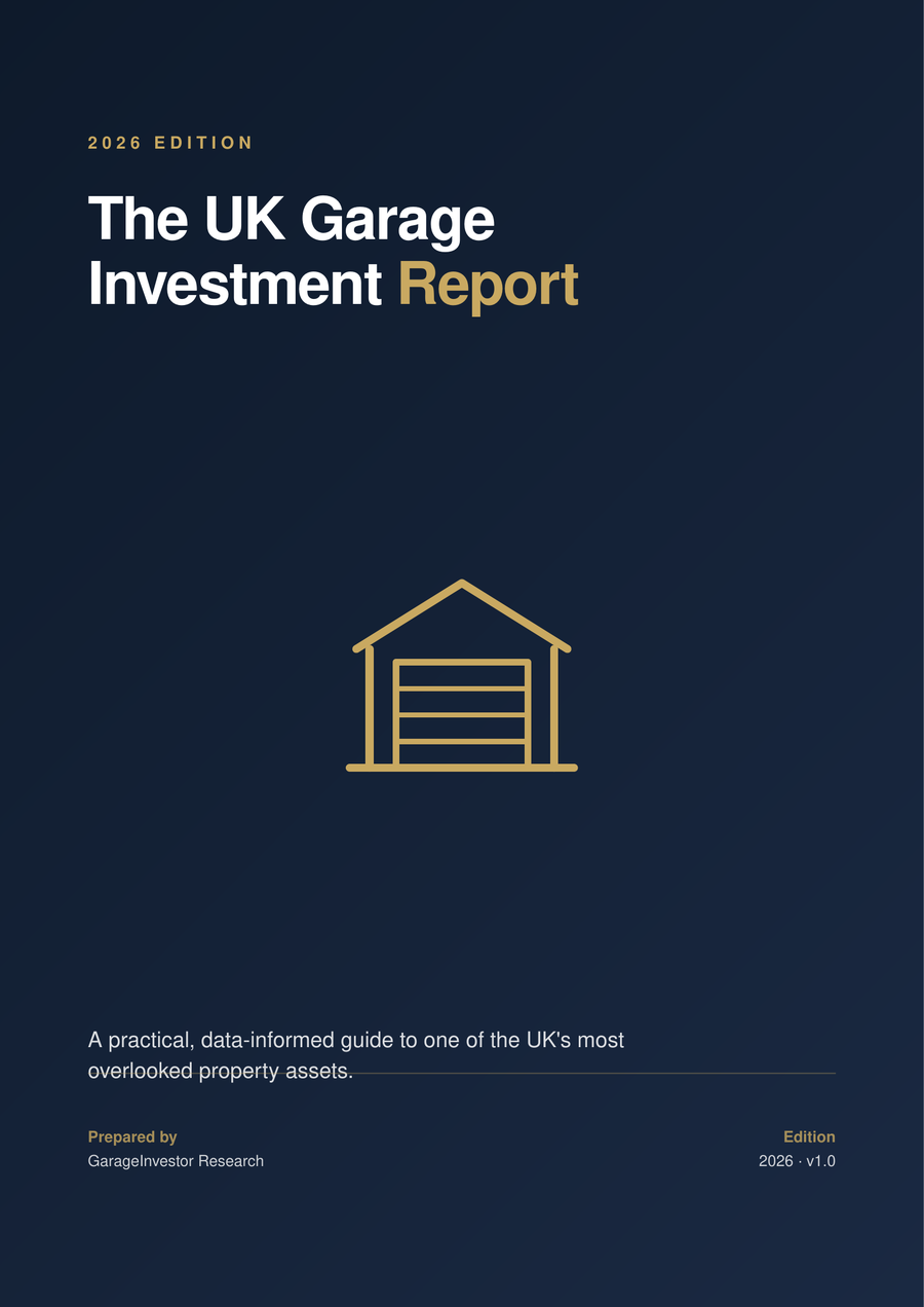 The UK Garage Investment Report 2026